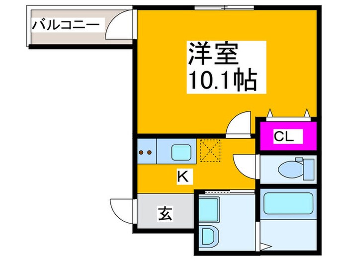 AKAHATA　LA　CITTAの物件間取画像