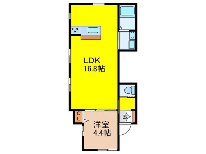 LOHAUS川西鼓が滝の物件間取画像