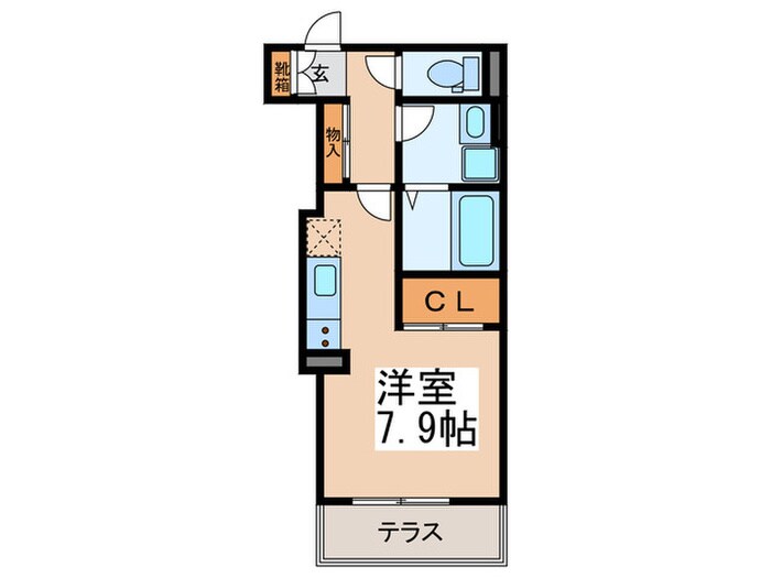 セジュールたまでの物件間取画像