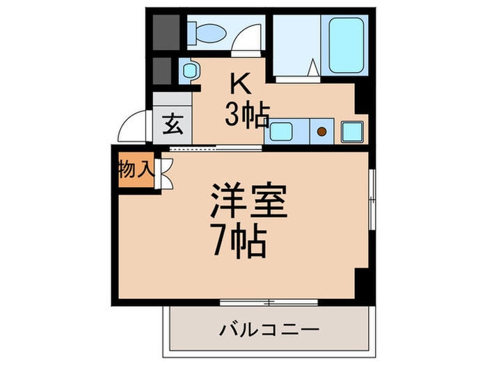 エクセレント灘の物件間取画像