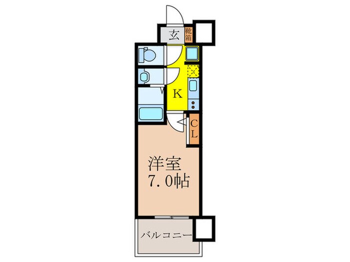 セレニテ新大阪プリエの物件間取画像