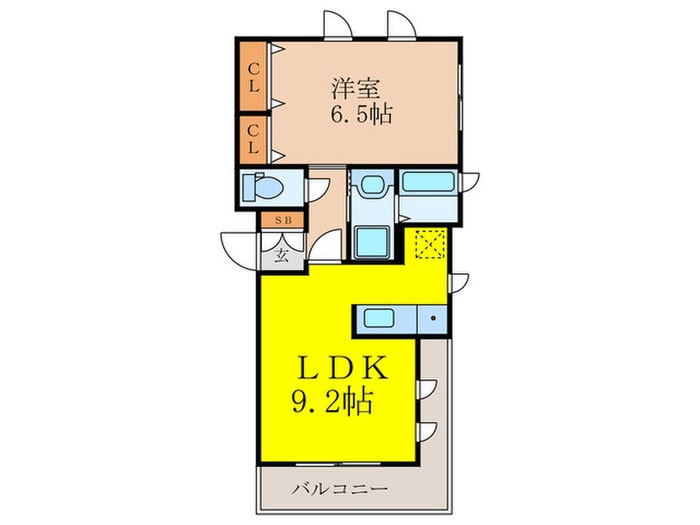 インフィニティ北川口の物件間取画像