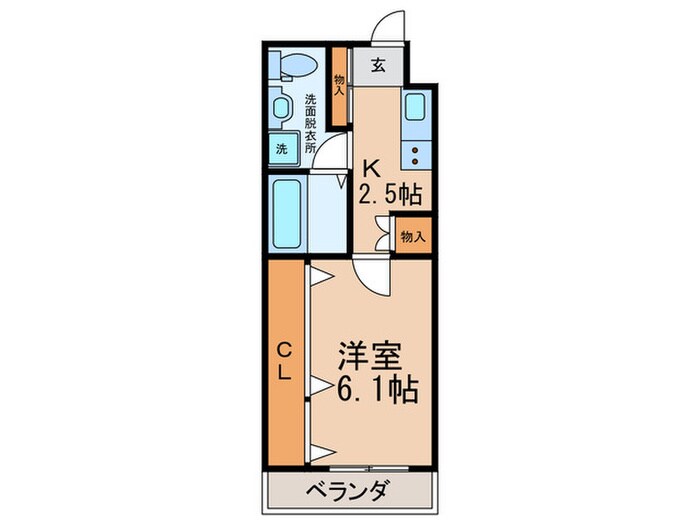 ブライト東住吉の物件間取画像