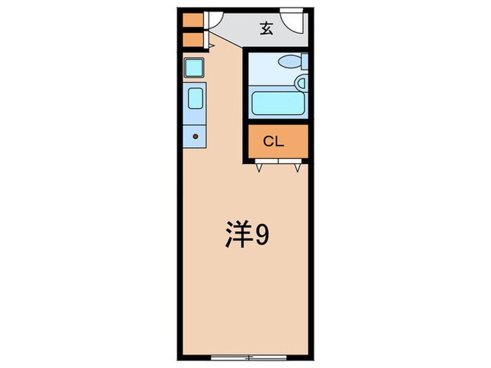 ロマネスク六甲第２(104)の物件間取画像