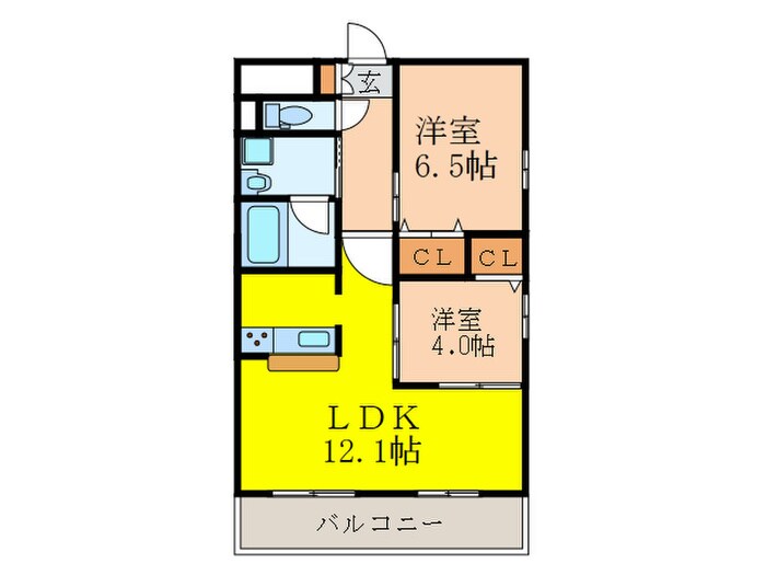 ザ・ロイヤルの物件間取画像