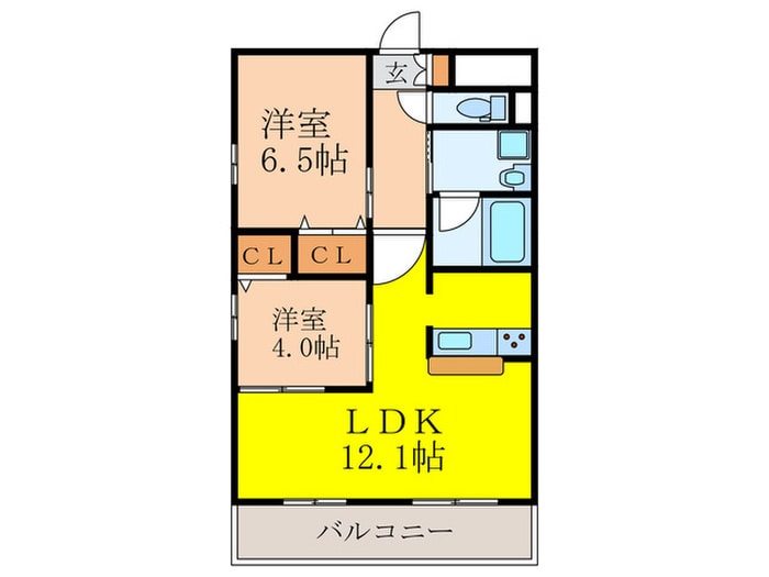 ザ・ロイヤルの物件間取画像