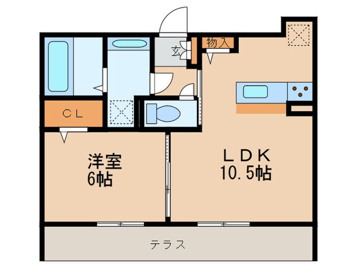 サザンクロスの物件間取画像
