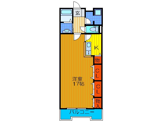 プリンスコート新高の物件間取画像