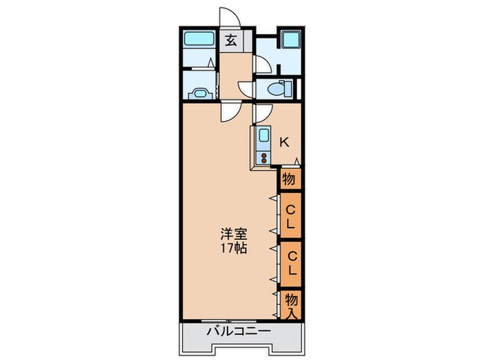 プリンスコート新高の物件間取画像