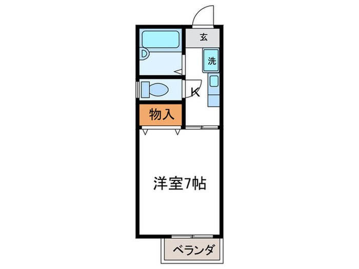 ハイドパークⅠの物件間取画像