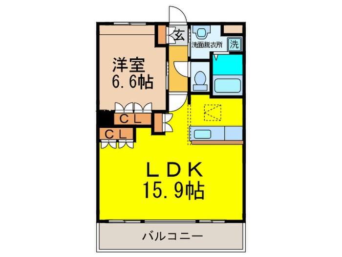 ア－バングランディスの物件間取画像
