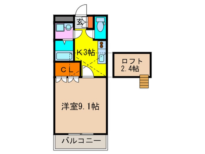 ルフル－ヴの物件間取画像