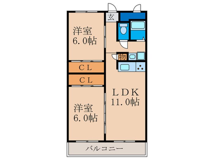 物件間取画像