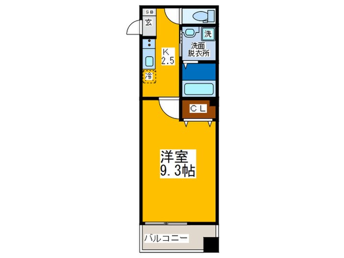 レクラン七道の物件間取画像