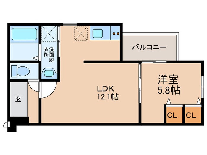 仮)フジパレスさくらの物件間取画像