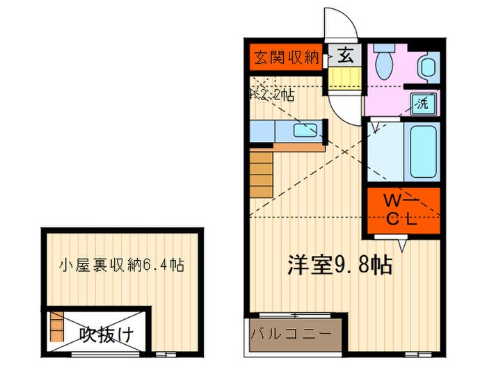 ジラソ－レ長岡京の物件間取画像