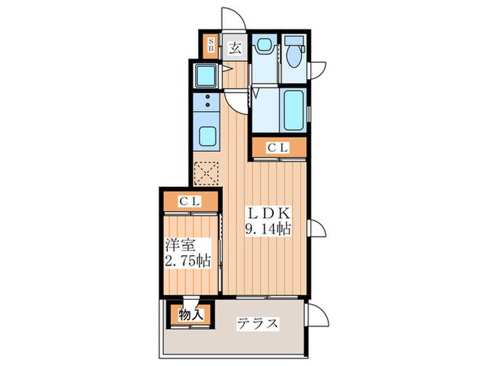 グレイス桜木町の物件間取画像