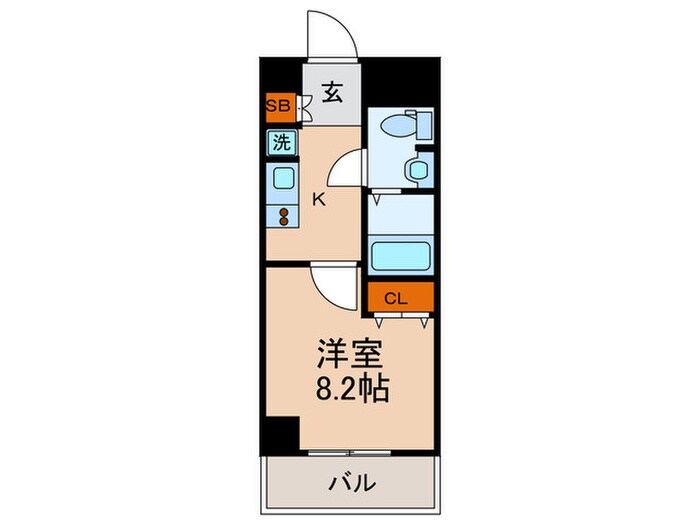 エクセルコ－ト・神戸長田の物件間取画像