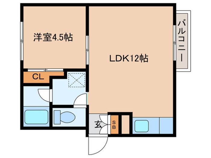 シェリル塚口の物件間取画像