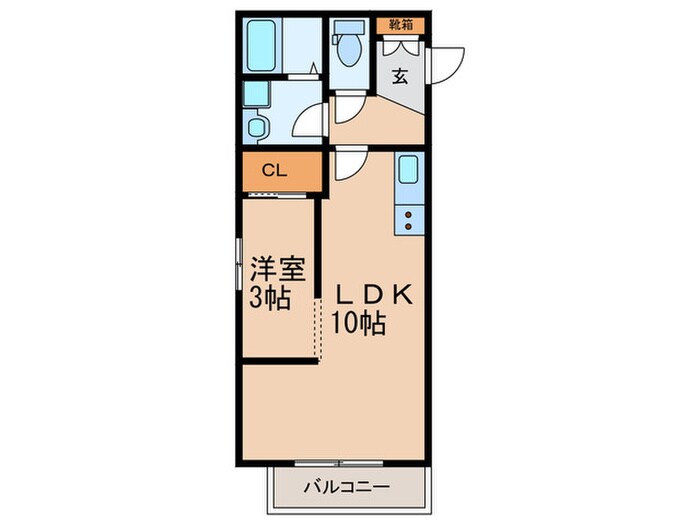 クラヴィエの物件間取画像