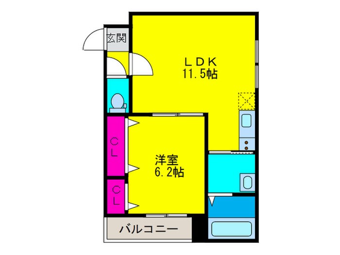 フジパレス　リーリエ石津の物件間取画像