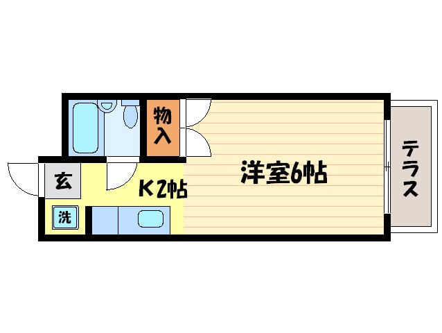 パストラル桂の物件間取画像