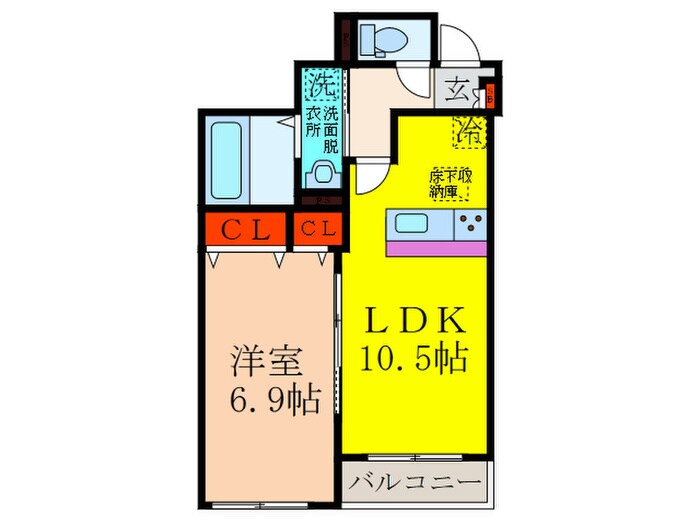 物件間取画像