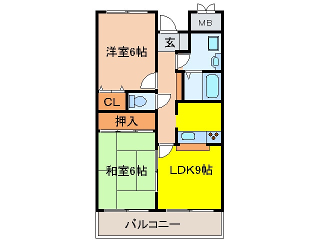 フォーロハモネートの物件間取画像