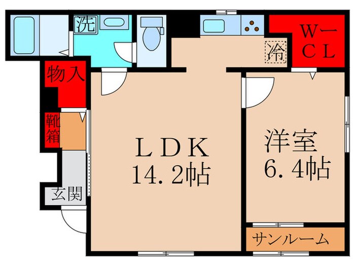 フロリアの物件間取画像