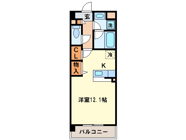 ハニ－・エストゥディオの物件間取画像