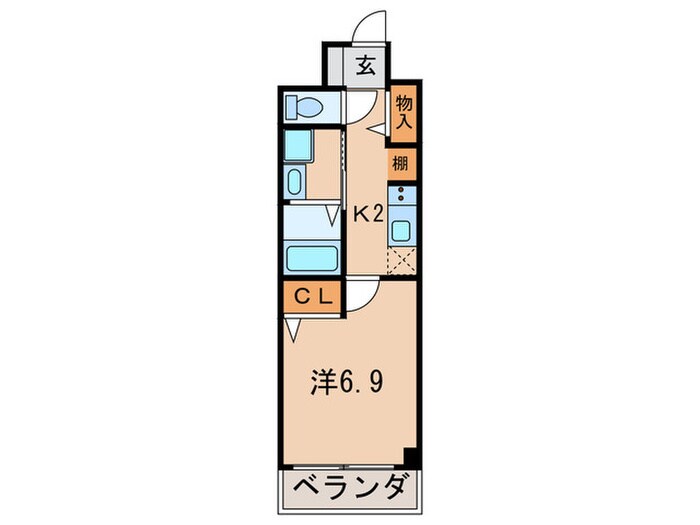 Ｂｅｌｌｅｖｕｅ武庫川の物件間取画像