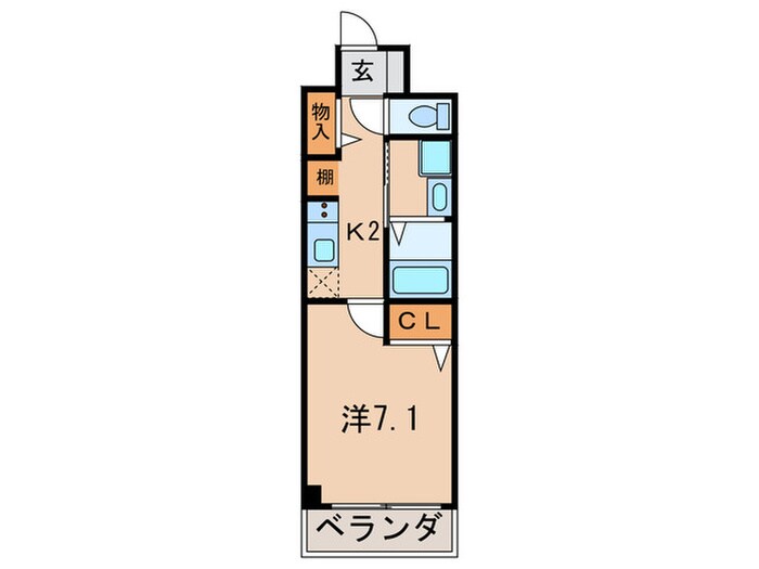 Ｂｅｌｌｅｖｕｅ武庫川の物件間取画像