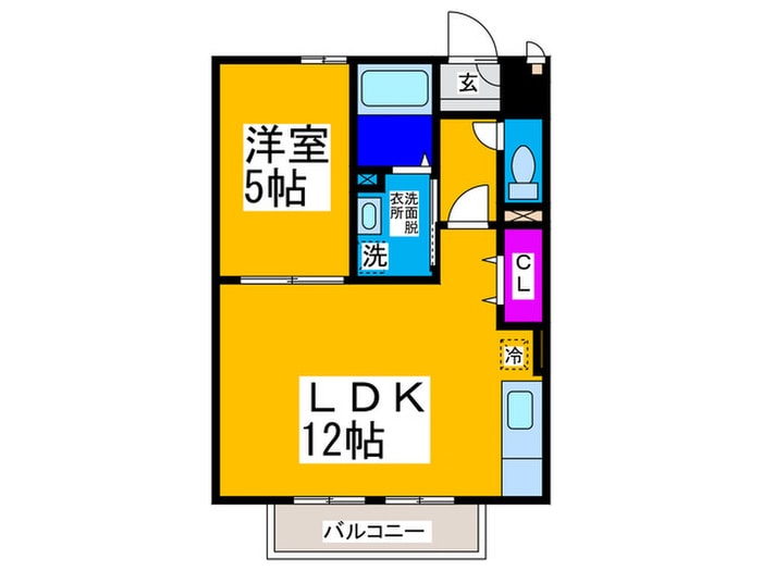 シャルトボナールの物件間取画像