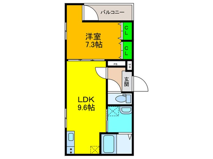 フジパレス高石千代田Ⅲ番館の物件間取画像