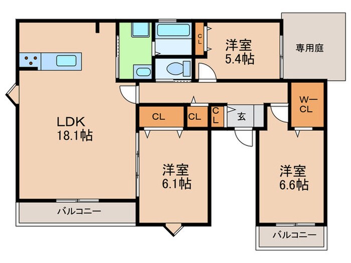 Ｍ－Ｐｒｅｍｉｅｒ村野東町の物件間取画像