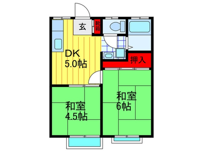 パナハイツ樋口の物件間取画像