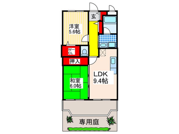 ミレニアム　ヴィラの物件間取画像