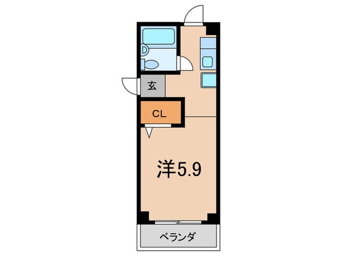 レジーナＡＩＺＥＮの物件間取画像