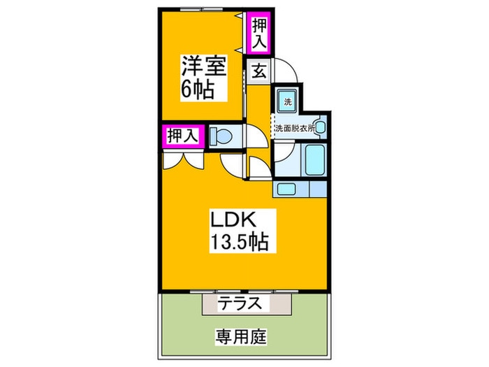 ハイツプラムナインの物件間取画像