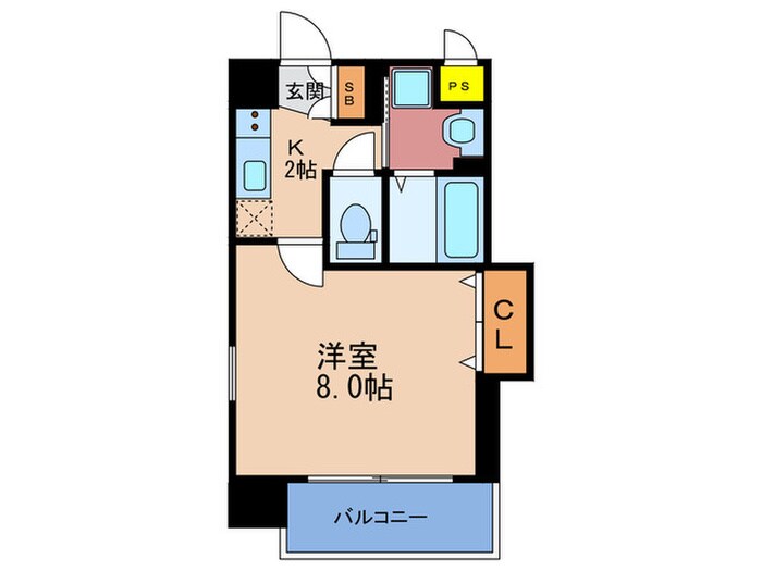 ﾚｵﾝｺﾝﾌｫｰﾄ新梅田Ⅲの物件間取画像