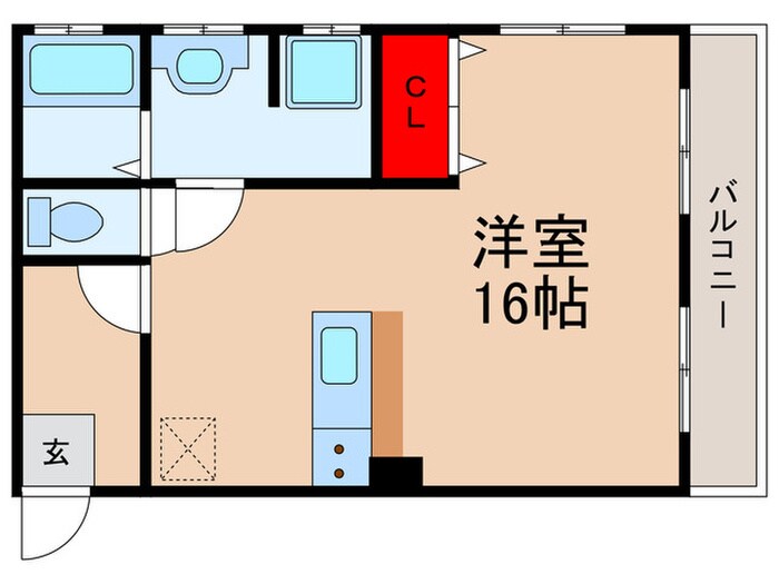 フレスマンション江坂の物件間取画像