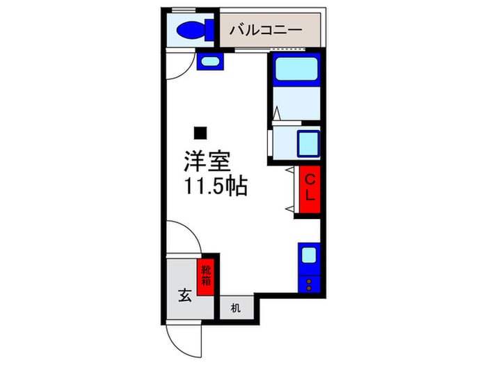 伊丹空港ルームの物件間取画像