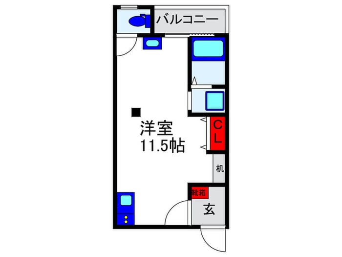 伊丹空港ルームの物件間取画像