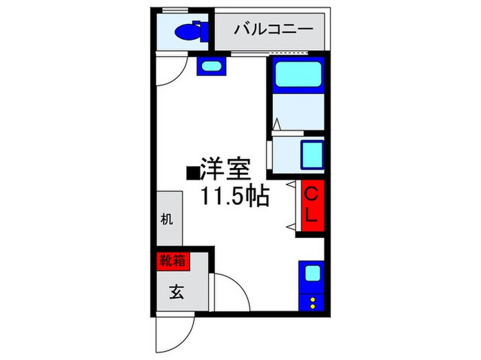 伊丹空港ルームの物件間取画像