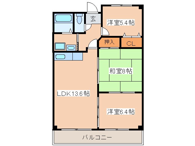 クオリティー北条の物件間取画像