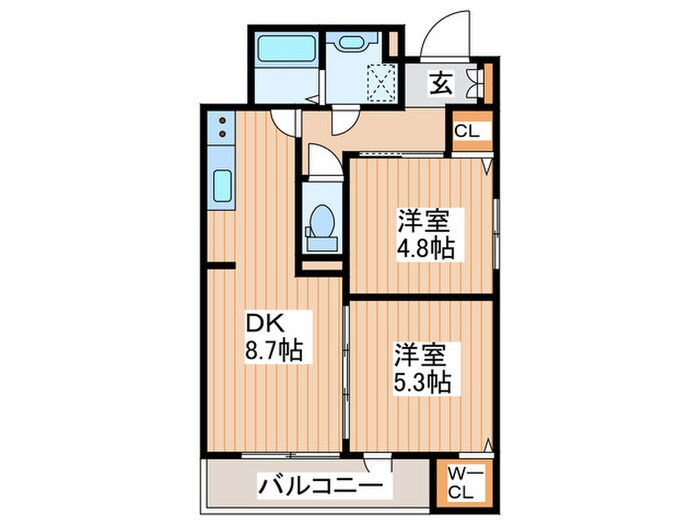 Soleil萱島東の物件間取画像