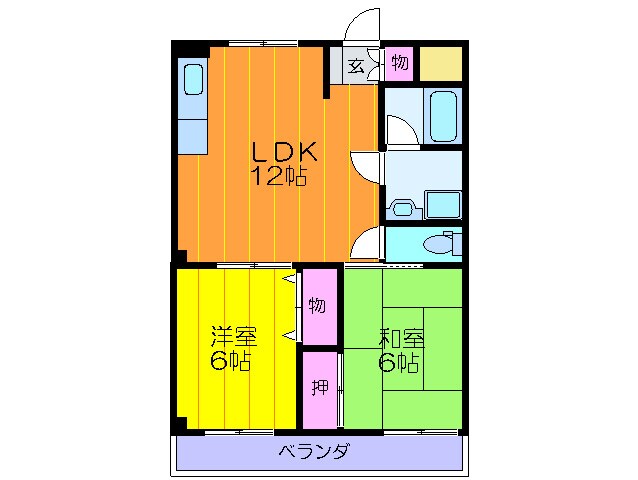 マノワール忍ヶ丘の物件間取画像