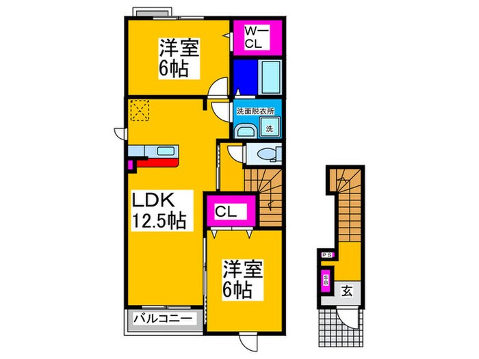 シェーネ　康（こう）の物件間取画像