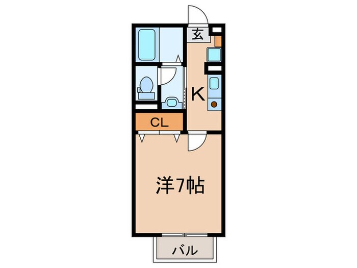 セジュ－ル西代Ⅱの物件間取画像