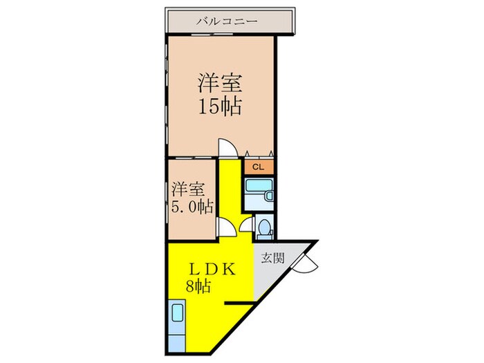 コーポフェニックスの物件間取画像